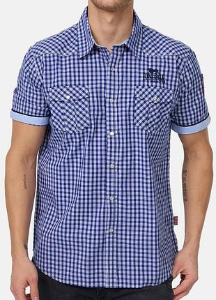 Мужская хлопковая рубашка с короткими рукавами, рубашка lonsdale 
#1
