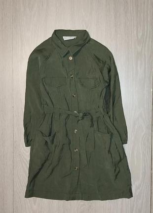 Платье рубашка zara на 8 лет