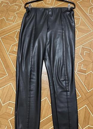 Жіночі лосіни з еко шкіри