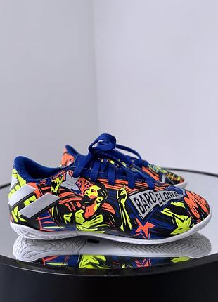Яркие бомбезные футзалки adidas nemezis messi