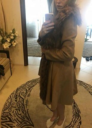 Зимнее пальто размер с(грудь до 90)