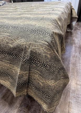 Простинь, прострадло зміїний принт, 100% бавовна, штори 175 х 125