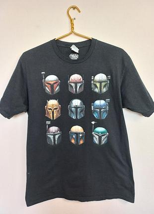 Чоловіча чорна футболка зоряні війни. розмір m