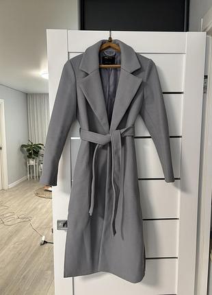Пальто sinsay сіре (відає голубим), розмір м