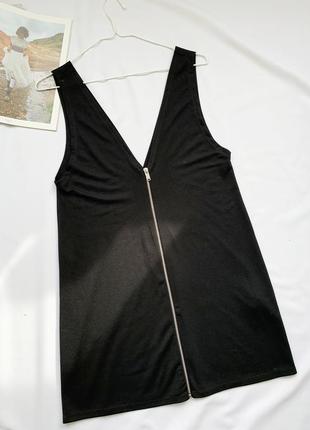 Сарафан, платье, черный, черное, зара, zara3 фото
