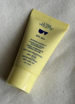 Сонцезахисний зволожуючий крем для обличчя ultra violette spf 50