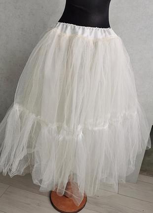 Подъюбник, подъюпник женский длинный фатиновый