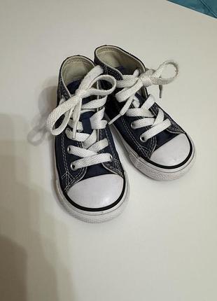 Дитячі високі кеди конверс хайтопи унісекс від 12 до 13 см
