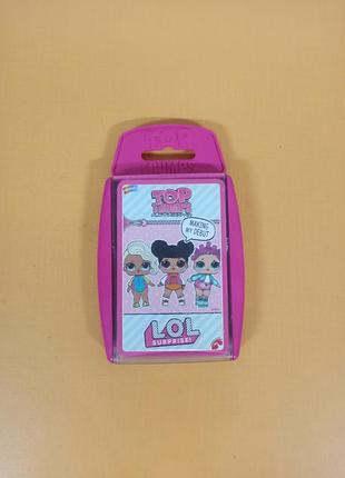 Карткова гра top trumps - lol surprise, лол