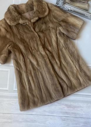 Натуральна норкова шубка,жилетка