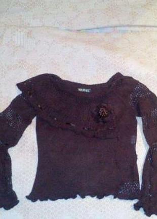 Трикотажный вязаный свитер/джемпер