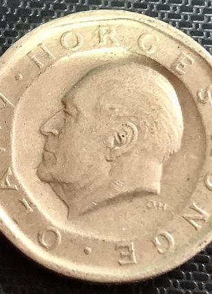 Норвегія. 10 крон 1986 р.