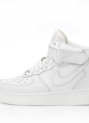 👟 кросівки nike air force hight winter white  fur ❄️        / наложка bs👟