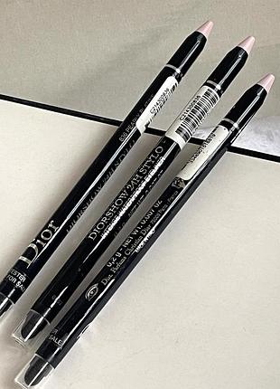 Оригінал. dior diorshow 24h stylo waterproof eyeliner олівець для очей  👉🏻відтінок 836 pearly platine  0,2g