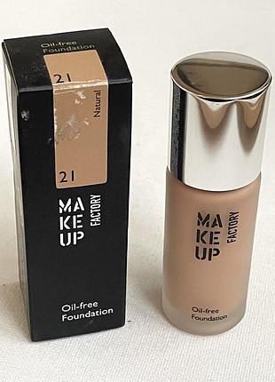 Оригінал. тональний крем Make up factory duo contouring powder 15-2 oil-free foundation 👉🏻відтінок 21 natural 20 мл