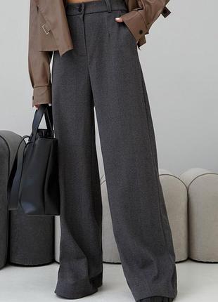 Женские теплые брюки палаццо размеры от xs до 3xl