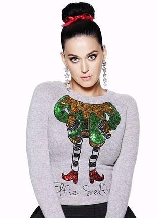 Стильный брендовый яркий нарядный свитер. 10% вовни альпака