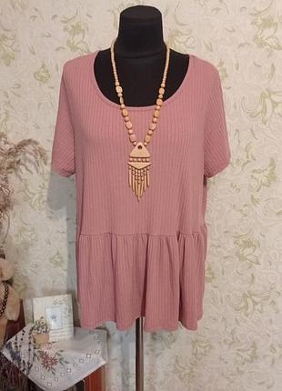 Блуза батал трикотаж 22