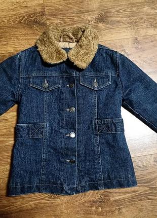 Джинсовая куртка детская