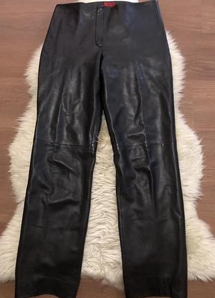 Жіночі шкіряні штани брюки hugo boss