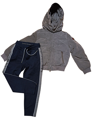 Куртка + брюки, утепленные.