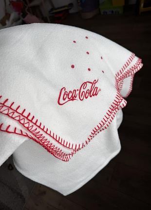 Білий флісовий плед 160х120