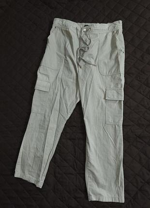 F&amp;fандрик18 бежевые штанишки cargo хлопок