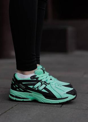 Кроссовки new balance 1906d mint green black