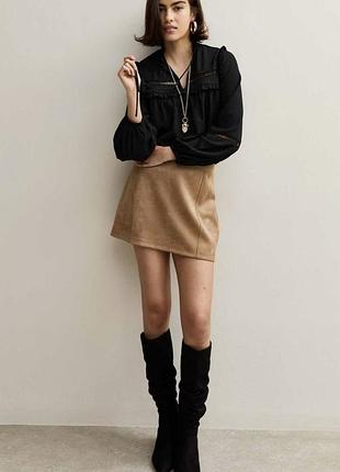 Замшевая юбка new look🌿