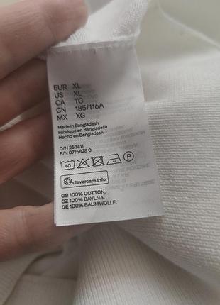 Гольф-водолазка чоловіча h&m білий светр 5