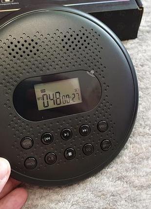 Портативний програвач компакт-дисків arafuna з двома стереодинаміками