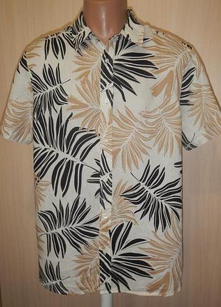 Льняная тенниска рубашка michael kors p.l