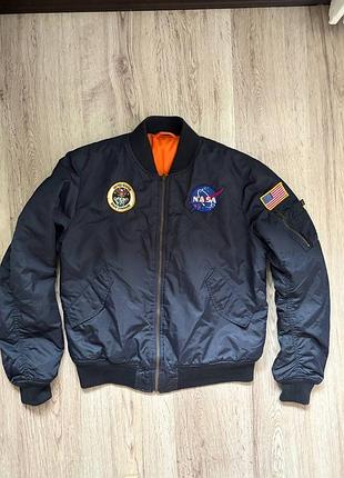 Бомбер alpha industries ma -1 nasa оригінал
