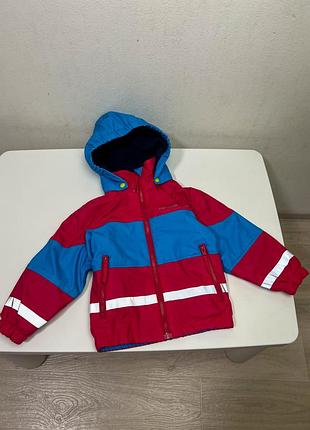 Дитяча тепла куртка-дощовик tenson, розмір 86–92