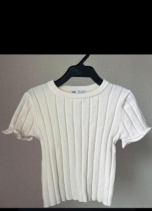 Кофта с коротким рукавом zara