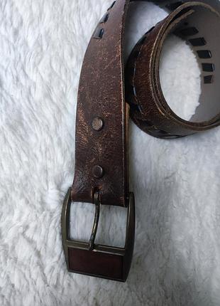 Винтажный кожаный ремень от ibex