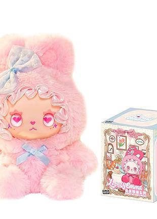 Коллекционная мягкая игрушка с кольцом pop top lucky emma - зайчата