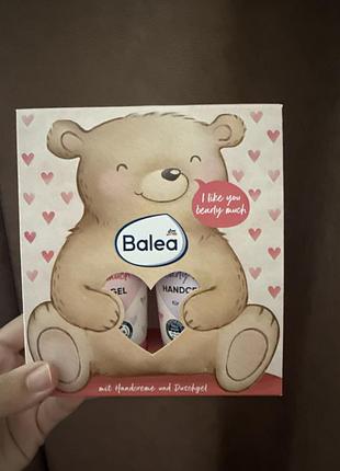 Подарунковий набір balea крем для рук гель для душу