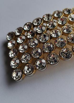 Пряжка для ремня с кристаллами swarovski металлическая пряжка