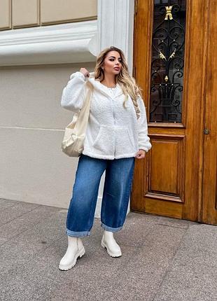 Жіноча тепла кофта тедді | 038