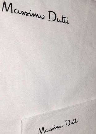 Пыльники massimo dutti большой и маленький размер белый тканевый
