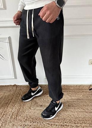 Чоловічі повсякденні спортивні теплі штани брюки тканина турецький фліс на велюрі