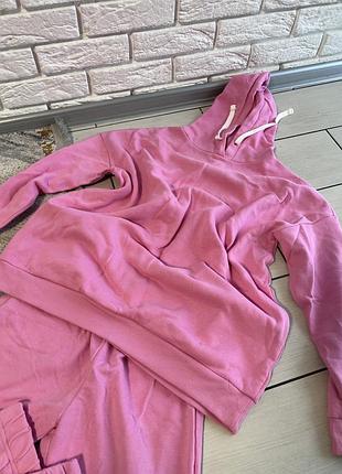 Костюм рожевий джогери худі