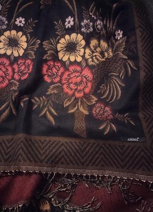 Великий теплий м'який палантин/ шарф