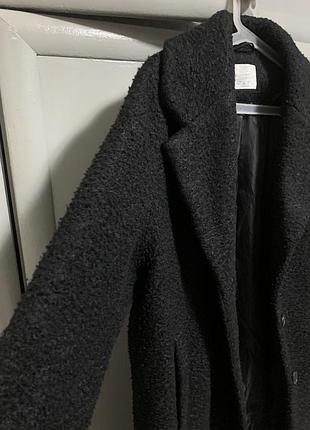Пальто чорне довге