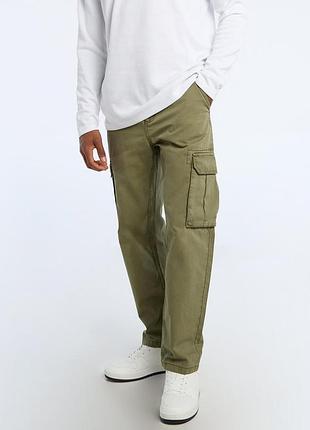 Брюки мужские чинос cargo smog new yorker 06.04.022.0153 orig olive р. m (32)