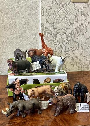 Набір диких тварин. фігурки диких тварин