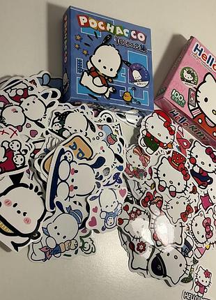 Стікери наліпки hello kitty