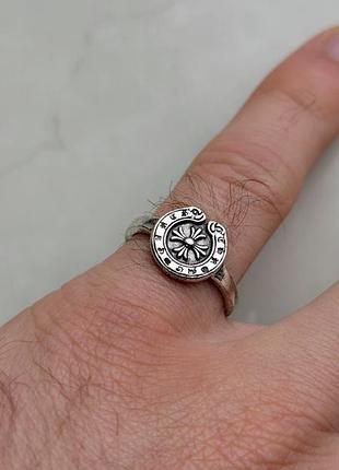Кольцо chrome hearts mini silver horseshoe 8