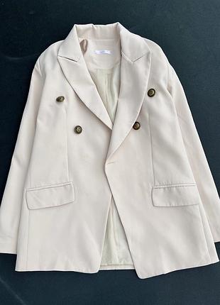 Піджак бежевий розмір с